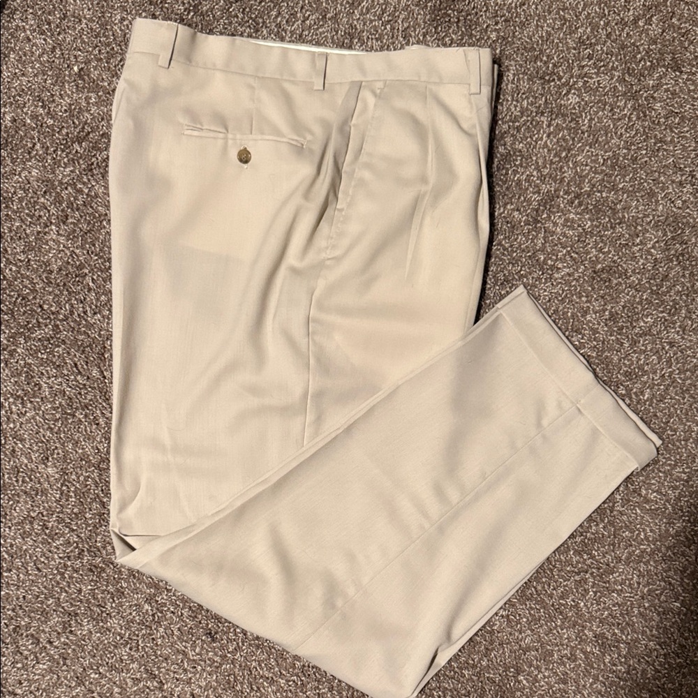 Claiborne Men's Beige Dress Pants